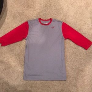 Rawlings 3/4 Sleeve Baseball Shirt